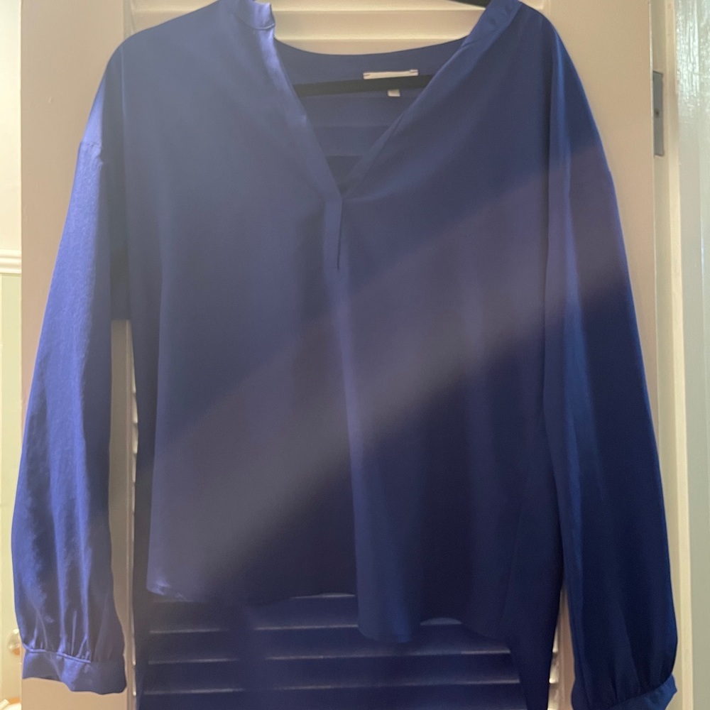 Royal blue top for women